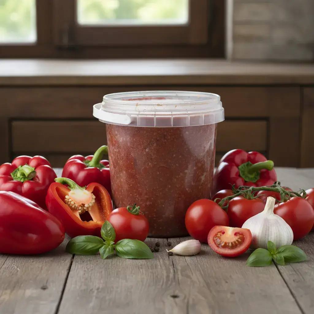 Doğal Ev Yapımı Biber Salçası 500g Katkısız Hatay Usulü