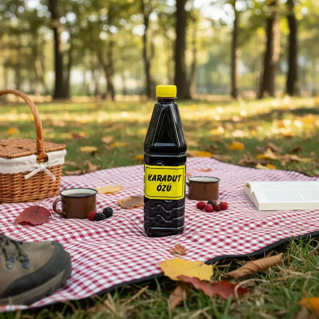 Doğal Kara Dut Özü 250ml Konsantre Şurup Ev Yapımı Lezzet