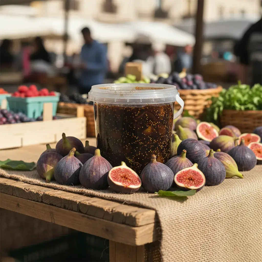Katkısız ve Doğal İncir Reçeli 500g Cam Kavanozda