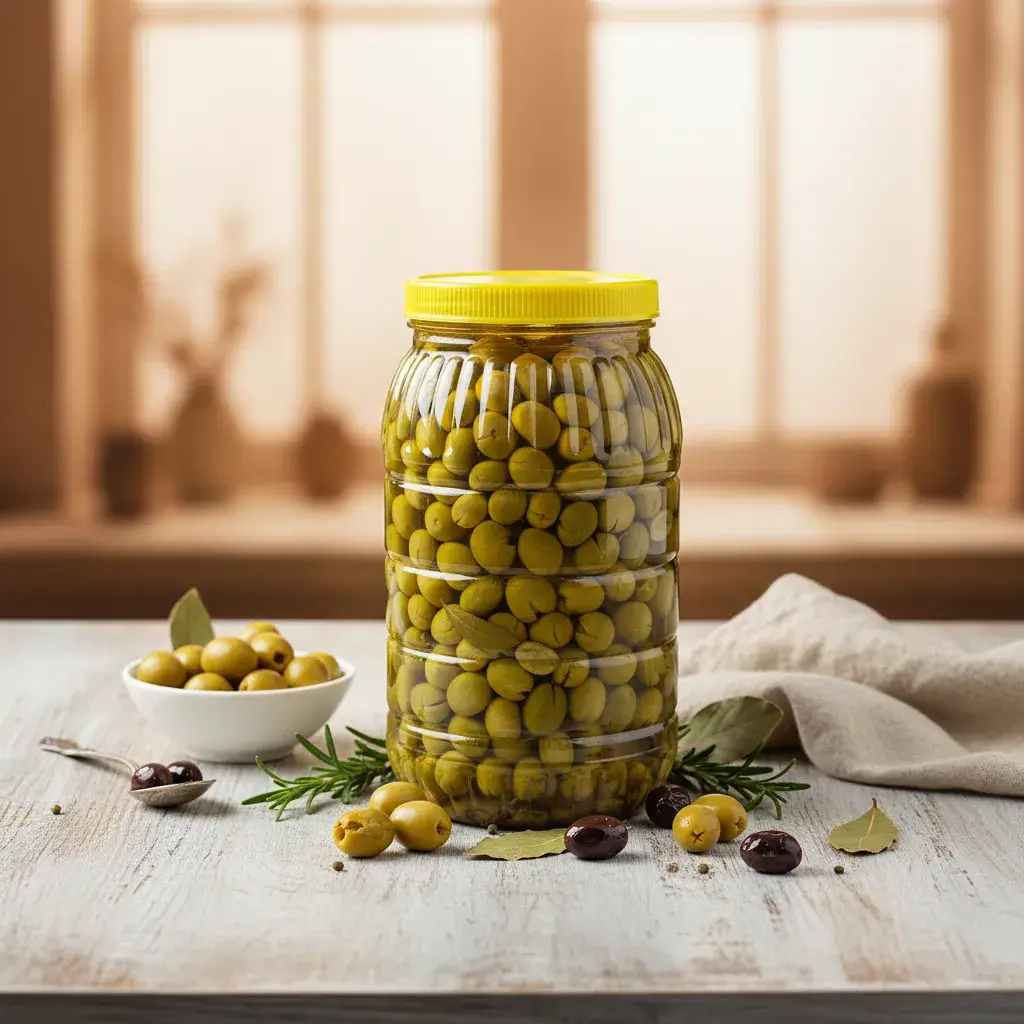 Hatay Kırılmış Yeşil Gemlik Zeytini 1 Kg – Yemeğe Hazır